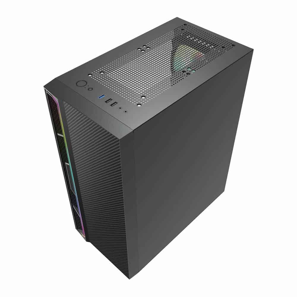 (image for) CiT Galaxy Mid-Tower Windowed Black PC Gaming Case